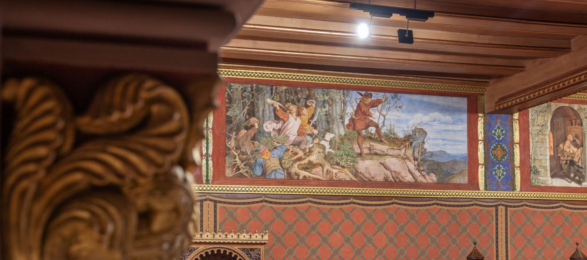 Fresken im Landgrafenzimmer der Wartburg