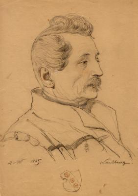 Porträt von Bernhard von Arnswald, Anton von Werner, 1865, Wartburg-Stiftung, Kunstsammlung, Inv.-Nr. G0846